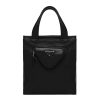 Replica Prada Women Nappa Leather Tote Bag-Black