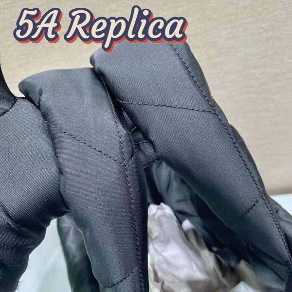 Replica Prada Women Padded Re-Nylon Tote Bag-Black 9