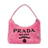 Replica Prada Women Re-Edition 2000 Terry Mini-Bag-Pink