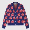 Replica Gucci Women GG Reversible Interlocking G Wool Sweater Crewneck Short Sleeves 15