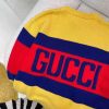 Replica Gucci Women GG Wool Jacquard Zip Jacket Multicolor Geometric Motif Wool Bunny Label 11
