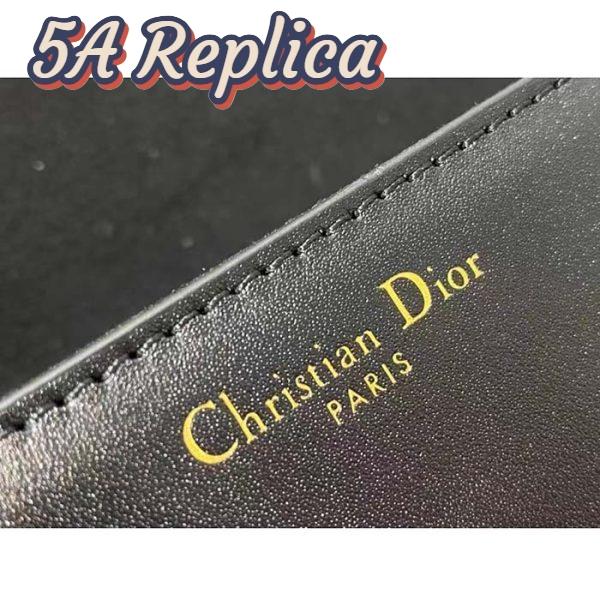 Replica Dior Women CD 30 Montaigne Avenue Bag Black Box Calfskin 11