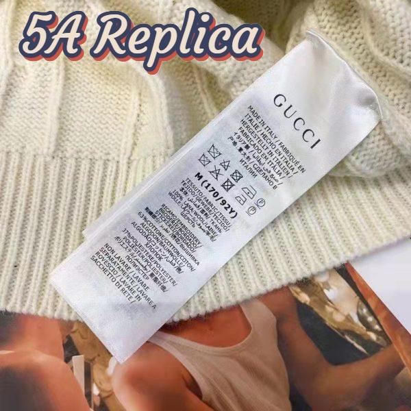 Replica Gucci Women The North Face x Gucci Sweater Ivory Soft Wool 11