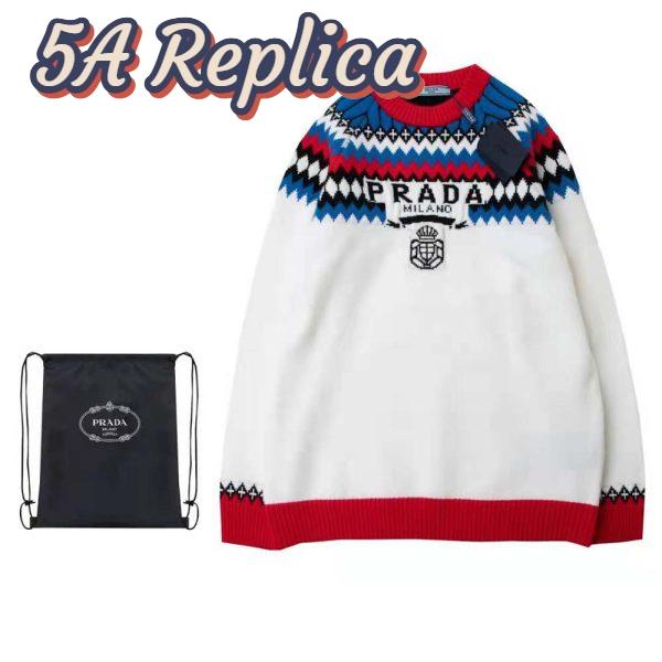 Replica Prada Women Cashmere Crew-Neck Sweater 3