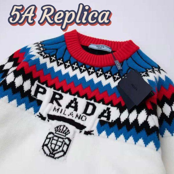 Replica Prada Women Cashmere Crew-Neck Sweater 5