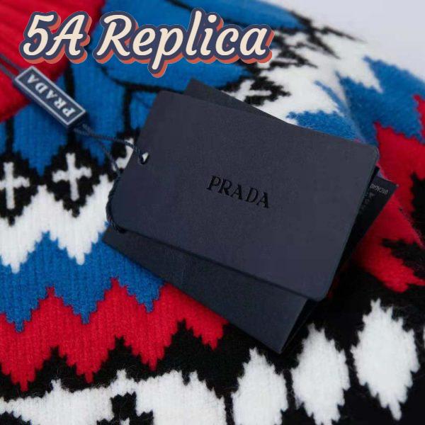 Replica Prada Women Cashmere Crew-Neck Sweater 11