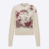 Replica Dior Women Sweater Bright Blue and Pink D-Jungle Pop Double-Sided Technical Cashmere 14
