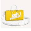 Replica Louis Vuitton LV Unisex Keepall XS Bag Yellow Cowhide Leather