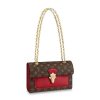 Replica Louis Vuitton LV Women Victoire Chain Bag in Monogram Coated Canvas and Cowhide Leather