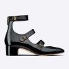 Replica Dior Women Shoes D-Doll Pump Silver-Tone Shiny Laminated Calfskin 16