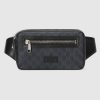 Replica Gucci Unisex GG Bi-Fold Wallet Horsebit Black Leather Moiré Lining 12