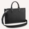 Replica Louis Vuitton LV Unisex Slim Briefcase Black Taiga Cowhide Leather LV Signature