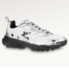Replica Louis Vuitton Unisex LV Runner Tatic Sneaker White Mix Materials Rubber Monogram Flowers