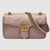 Replica Gucci Women GG Marmont Small Matelassé Shoulder Bag