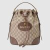 Replica Gucci GG Unisex Neo Vintage GG Supreme Backpack-Brown