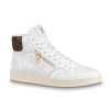 Replica Louis Vuitton LV Unisex Rivoli Sneaker Boot Shoes-White