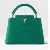 Replica Louis Vuitton LV Women Capucines BB Handbag Emeraude Green Taurillon Leather