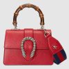Replica Gucci GG Women Dionysus Mini Top Handle Bag in Textured Leather