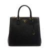 Replica Prada Women Medium Prada Galleria Saffiano Leather Bag-Black
