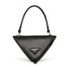 Replica Prada Women Padded Nappa Leather Handbag-Black
