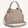 Replica Louis Vuitton LV Women Hina PM Bucket Bag Gray Mahina Perforated Calf