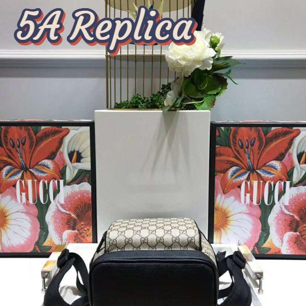 Replica Gucci GG Unisex Eden Small Backpack Beige/Ebony GG Supreme Canvas 7