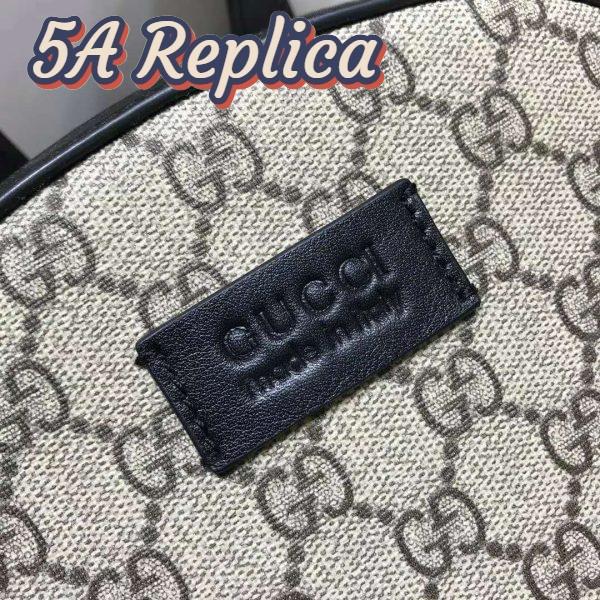 Replica Gucci GG Unisex Eden Small Backpack Beige/Ebony GG Supreme Canvas 9