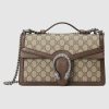Replica Gucci GG Women Dionysus GG Top Handle Bag Beige Supreme Canvas