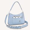 Replica Louis Vuitton LV Women Marelle Handbag Blue Epi Grained Cowhide Leather Canvas