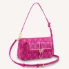 Replica Louis Vuitton LV Women Maxi Multi Pochette Accessoires Handbag Fuchsia Pink Monogram Coated Canvas