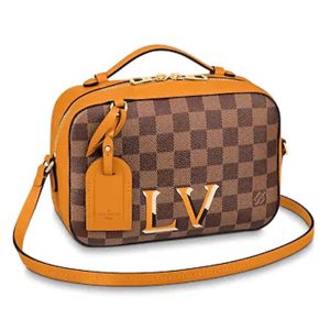 Replica Louis Vuitton LV Women Santa Monica Bag in Damier Ebene Coated Canvas