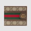 Replica Gucci GG Unisex Ophidia GG Wallet Beige/Ebony GG Supreme Canvas