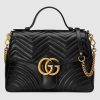 Replica Gucci GG Women GG Marmont Medium Matelassé Shoulder Bag in Matelassé Chevron Leather 4