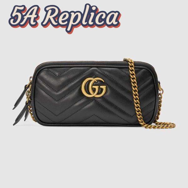 Replica Gucci GG Women GG Marmont Mini Chain Bag 3