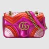 Replica Gucci GG Women GG Marmont Mini Chain Bag 5