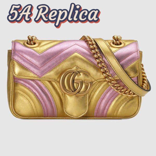 Replica Gucci GG Women GG Marmont Mini Matelassé Bag 3