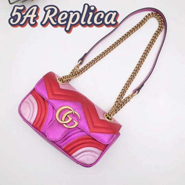 Replica Gucci GG Women GG Marmont Mini Matelassé Bag 4
