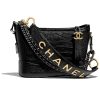 Replica Chanel Women Chanel’s Gabrielle Small Hobo Bag-Black