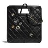 Replica Chanel Women Small Shopping Bag in Aged Calfskin Leather-Black