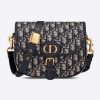 Replica Dior Unisex Roller Messenger Bag Beige Black Dior Oblique Jacquard 13