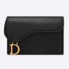 Replica Dior Unisex Saddle Bag Black Dior Oblique Embossed Calfskin ‘CD’ 14