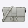 Replica Dior Women 30 Montaigne Bag Ultramatte Grained Calfskin Flap Closure-Green