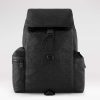 Replica Louis Vuitton LV Unisex Trekking Backpack Monogram Shadow Calf Leather Textile Cowhide