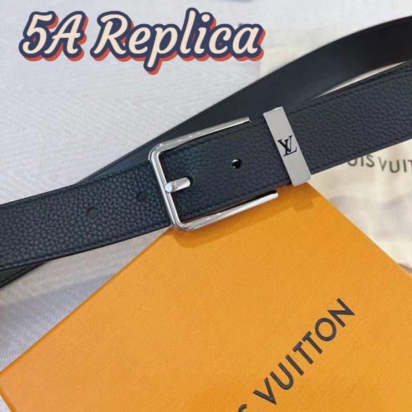 Replica Louis Vuitton LV Unisex LV Pont Neuf 35mm Belt Taurillon Calf Leather 3