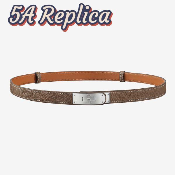 Replica Hermes Women Kelly Belt in Calfskin Leather 4