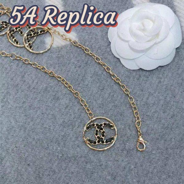 Replica Chanel Women Calfskin & Gold-Tone Metal Belt-Gold 6