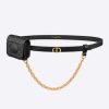 Replica Chanel Women Lambskin Gold-Tone Metal & Glass Pearls Belt-Black 10