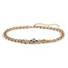 Replica Chanel Women Lambskin Gold-Tone Metal & Glass Pearls Belt-Black 9