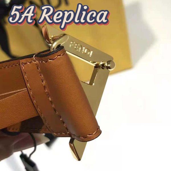 Replica Fendi Women Brown Leather Belt 7