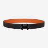 Replica Hermes Men Rythme Belt Buckle & Reversible Leather Strap 32 mm 7